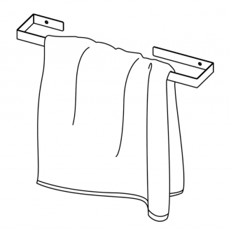 Deante MOKKO BIANCO ADM_A621 Vešiak na uteráky 60cm