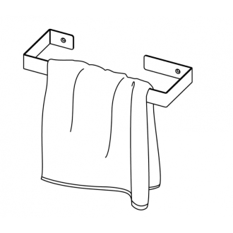 Deante MOKKO NERO ADM_N611 Vešiak na uteráky 30cm