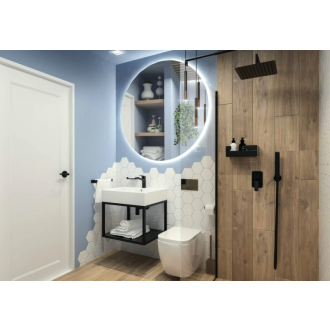 Deante MOKKO NERO ADM_N611 Vešiak na uteráky 30cm