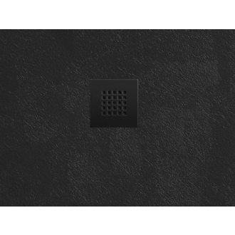 SAT vanička litýmramor, 90x90, R550, čierna SATALEK90S