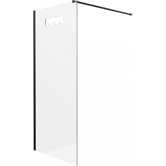 Deante MOKKO NERO KQM_N39P Walk in 90cm, čierna-číre