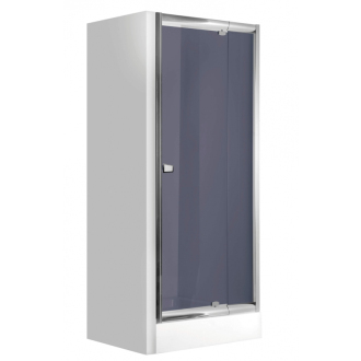 Deante ZOOM KDZ_411D Vstavané sprchové dvere 78-90cm, grafitové sklo