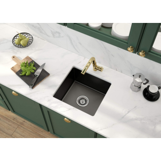 Deante SABOR ZCB_N103 Jednodrez 475x450x215 keramika, čierna