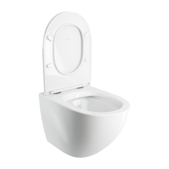 Omnires OTTAWA COMFORT OTTAWACMWBP závesný klozet rimless, biela lesk