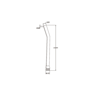 Ručná sprcha, 230mm, mosadz/chróm 1204-01