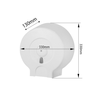 Zásobník na toaletný papier do priemeru 29cm, ABS biela 608