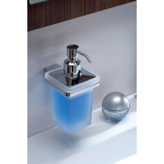 GLAMOUR dávkovač mydla, chróm / sklo satin 5781