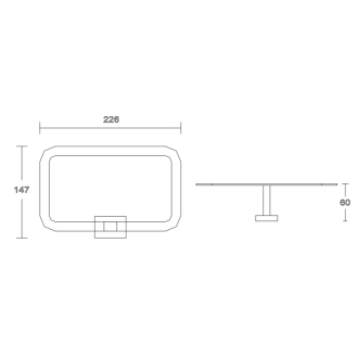 APOLLO držiak uterákov, chróm 1416-06