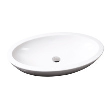 SISTEMA keramické umývadlo oválne bez prepadu 75x42cm, biela 10AR65075