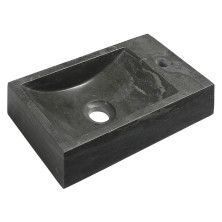 BLOK kamenné umývadlo 40x10x22 cm, antracit 2401-28