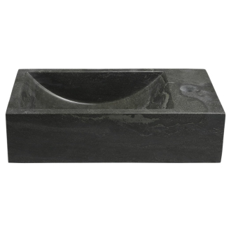 BLOK kamenné umývadlo 40x10x22 cm, antracit 2401-28
