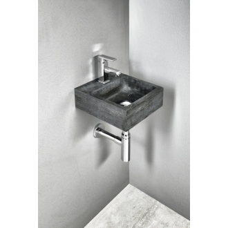 BLOK kamenné umývadlo 30x10x30 cm, antracit 2401-29
