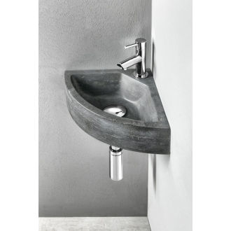 BLOK kamenné rohové umývadlo 30x10x30 cm, antracit 2401-30