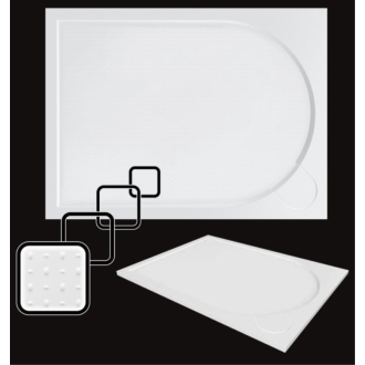 LARA - vanička liaty mramor, obdĺžnik 1000x900x30 mm, bez nožičiek , VANKCOBDEL1090