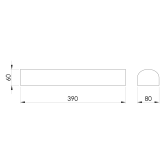 ZOLA nástenné svietidlo E14, 2x40W, 230V, 390mm 83406
