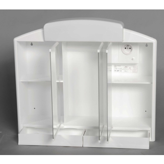 RANO galerka 59x51x16cm, 2x12W, biela plast 541302