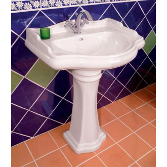 RETRO keramické umývadlo 69x52cm, 3 otvory pre batériu 104601-3