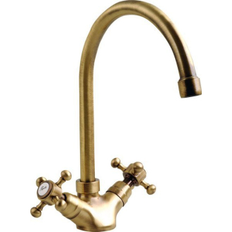 ANTEA stojánková drezová batéria, výška 275mm, bronz 3096