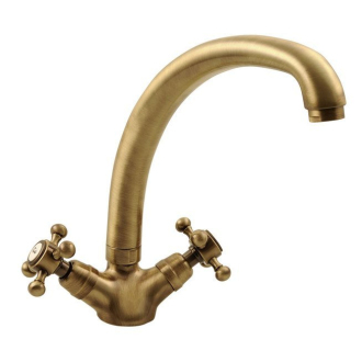 ANTEA stojančeková drezová batéria, výška 265mm, bronz 3116