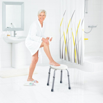 Sedátko kúpeľňové, priemer 32cm, biela A00603101