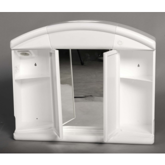 SALVA galerka 59x50x15, 5cm, 1x12W, biela plast 671232