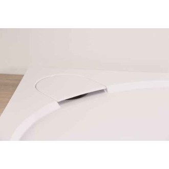 LARA - vanička liaty mramor, štvrťkruh 1200x900x30 mm, ľavé, bez nôh , VANKCCTVRT1290L