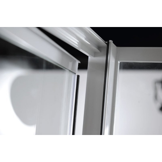AMICO sprchové dvere výklopné 1040-1220x1850 mm, číre sklo G100