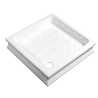 RETRO keramická sprchová vanička, štvorec 90x90x20cm 133801