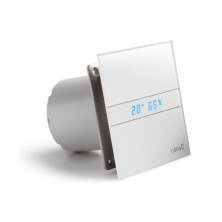 E-100 GTH kúpeľňový ventilátor axiálny s automatom, 4W/8W, potrubie 100mm, biela 00900200
