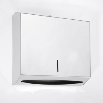 Zásobník na papierové uteráky 285x265x105 mm, leštená nerez (113103031) XP047