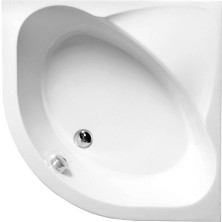 SELMA hlboká sprchová vanička, štvrťkruh 90x90x30cm, R550, biela 28611