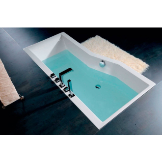 VERSYS L asymetrická vaňa 170x85x70x47cm, biela 70111