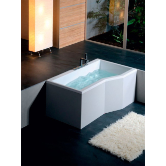 VERSYS R asymetrická vaňa 170x85x70x47cm, biela 70611