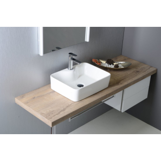 BALENA keramické umývadlo 48x13,5x37 cm, na dosku BH7013