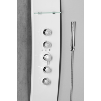 LUK termostatický sprchový panel 250x1300mm, rohový 80325