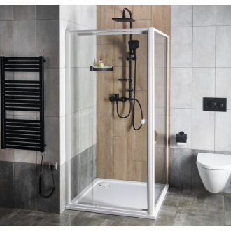 AMICO sprchové dvere výklopné 740-820x1850 mm, číre sklo G70