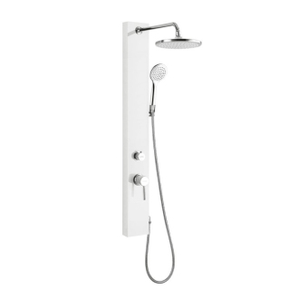 FIGA sprchový panel, 125x1050 mm, biela SL230