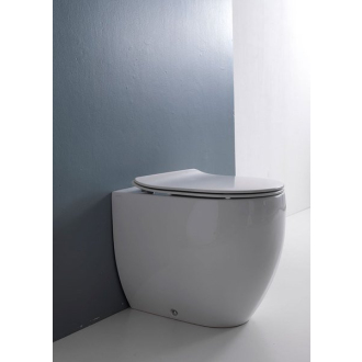 FLO WC sedátko SLIM Soft Close, duroplast, biela 319101