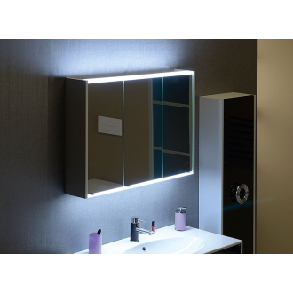 BATU galerka 100x71x16 cm, LED osvetlená, biela 1141130