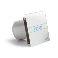 E-150 GTH kúpeľňový ventilátor axiálny s automatom, 10W/19W, potrubie 150mm, biela 00902200