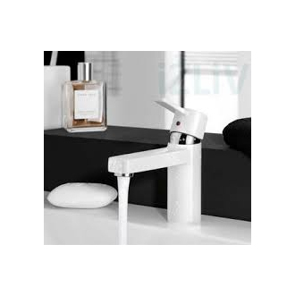 KLUDI ZENTA WHITE 382519175 umývadlová batéria bez výpustu biela/chróm