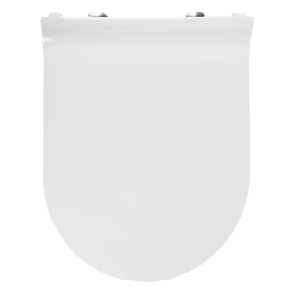 NORM/PURA WC sedátko SLIM soft close, duroplast, biela/chróm MS86CSN11