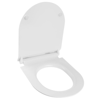 NORM/PURA WC sedátko SLIM soft close, duroplast, biela/chróm MS86CSN11