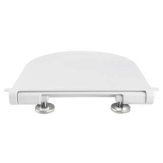 NORM/PURA WC sedátko SLIM soft close, duroplast, biela/chróm MS86CSN11