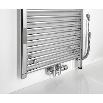 ONE D vykurovacia tyč s termostatom, 600 W, pravá, chróm ONE-DC-600