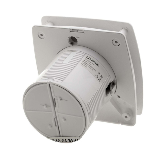 LEX kúpeľňový ventilátor axiálny, 15W, potrubie 100mm, biela LX101