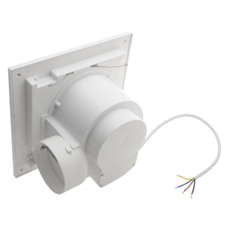 TECTO stropný ventilátor axiálny s časovačom, 20W, potrubie 100mm, biela TC202