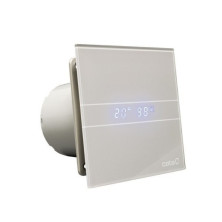E-100 GSTH kúpeľňový ventilátor axiálny s automatom, 4W/8W, potrubie 100mm, striebor 00900600