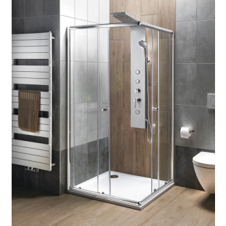 TUSA sprchový panel, výška 1400mm, hliník SL680