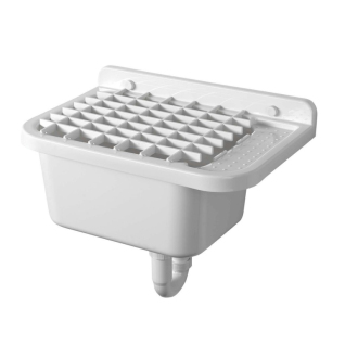 Univerzálna mriežka pre závesné výlevky, plast, biela PI5020